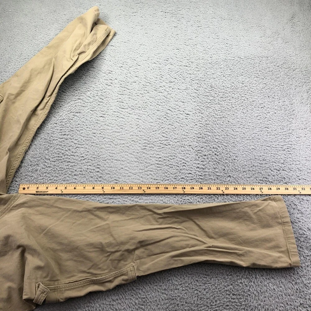 Carhartt Pants Mens 34x30 Beige Cargo Canvas Relaxed Straight Workwear Pockets